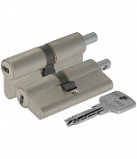 Картинка Цилиндровый механизм под вертушку Cisa ASTRAL ОА312-85.12 (80 мм/40+10+30), НИКЕЛЬ